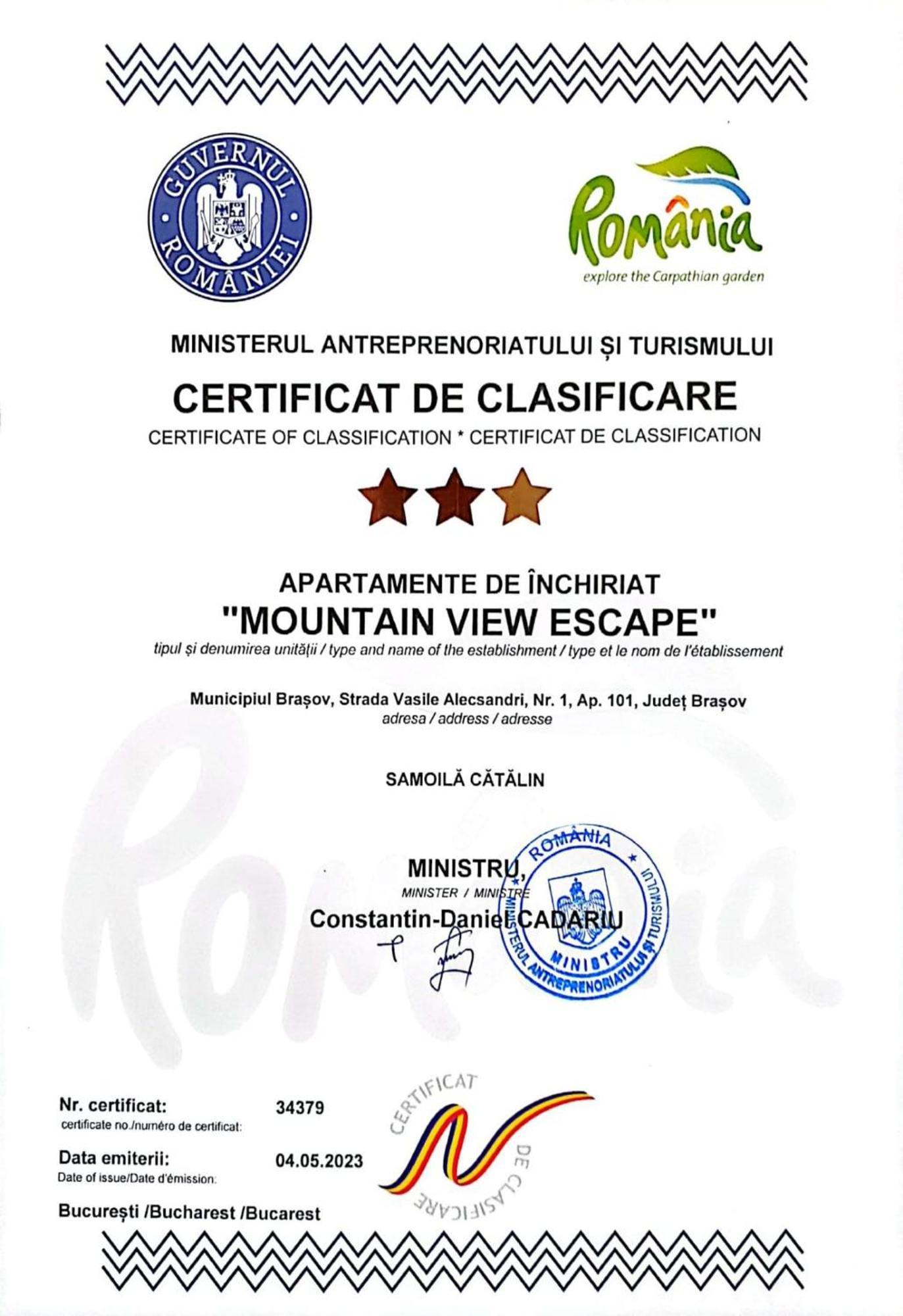 شقة Mountain View Escape براشوف المظهر الخارجي الصورة